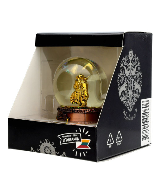 Snow Globe Lithuania with Vytis and Coat of Arms